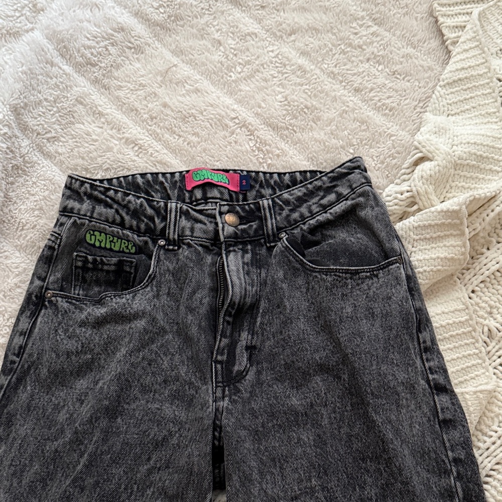 Empyre Charcoal Women's Straight Leg Jeans